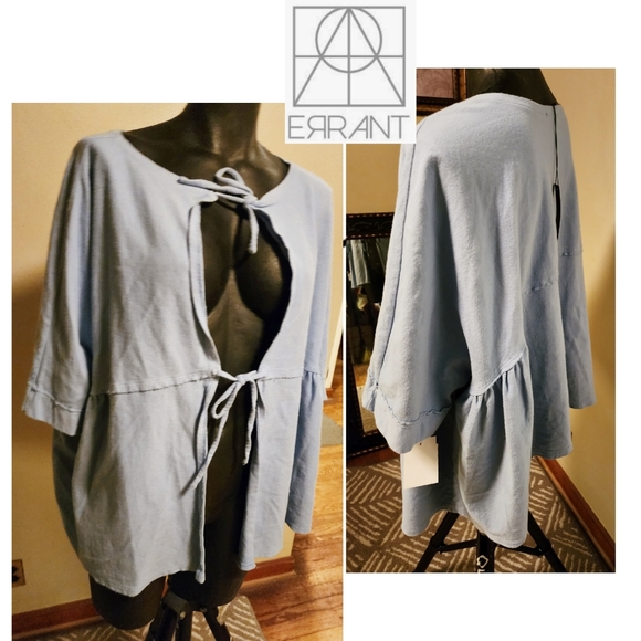 Errant Plus Size jersey jacket.  Sz 1x. Runs a size large.  New! - Picture 1 of 7